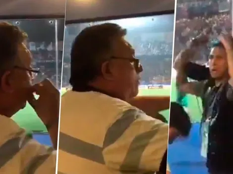 A uno de Los Palmeras le gritaron un gol en la cara y se re calentó: "Te voy a romper la cabeza"