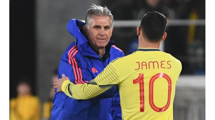 Carlos Queiroz respondió dudas sobre el estado físico de James Rodríguez