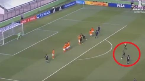 ¡Calidad total! De tiro libre, Álvarez igualó la semi ante Holanda