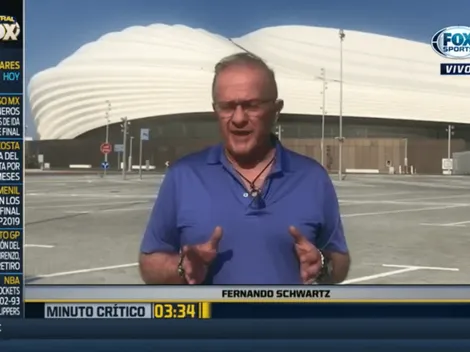 Schwartz coincidió con todo lo que dijo Jorge Campos