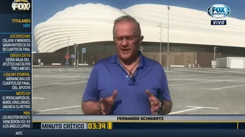 Schwartz coincidió con todo lo que dijo Jorge Campos