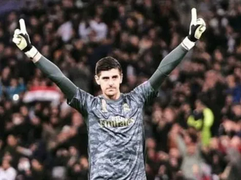 Tras sufrir mucho la crítica de la prensa, Courtois decidió elogiarse solo