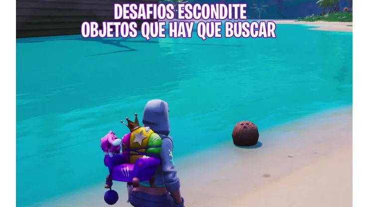 Como completar el desafío "Consume objetos que hay que buscar" en Fortnite