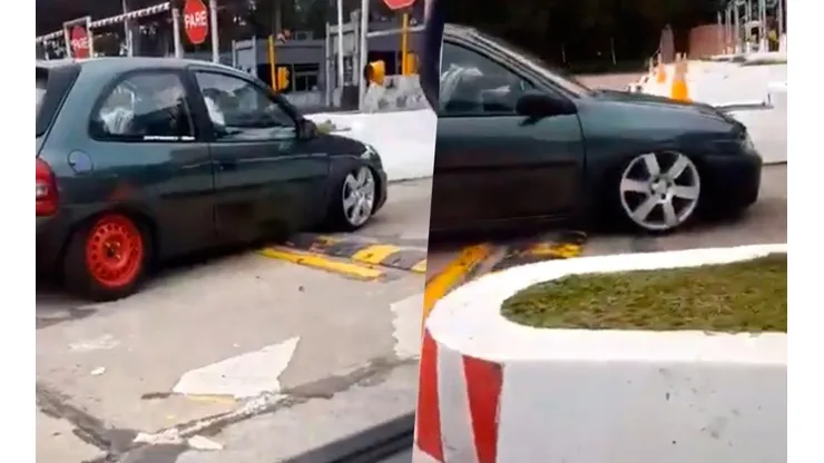 Video viral: bajó su auto para hacerse el pistero, pero se encontró con una loma de burro diabólica