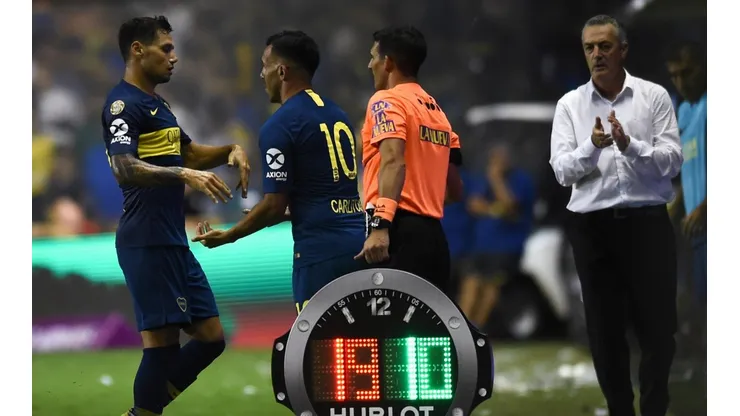 Boca y Barcelona, codo a codo: Tevez, Zárate, Salvio y Fabra involucrados