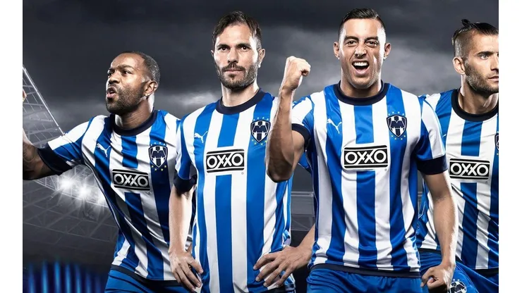 Nueva playera de Monterrey (Twitter: @Rayados)
