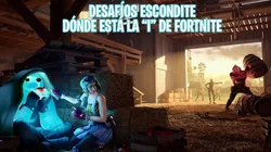 Desafíos Escondite: donde está la "I" de Fortnite