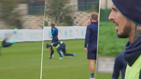 Otro día en la oficina: Benedetto clavó un golazo en pleno entrenamiento