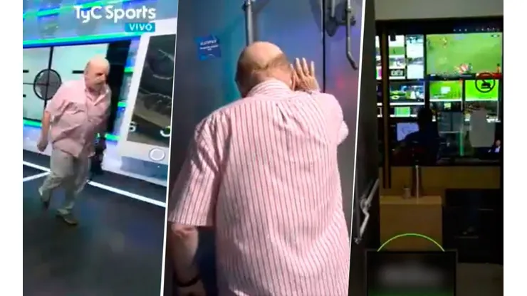 Pagani intentó irse del programa ¡y no podía abrir la puerta!