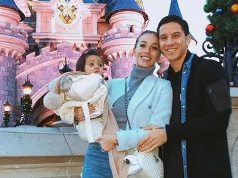 Driussi metió foto desde Disney y el comentario del Papu Gómez lo hizo reír