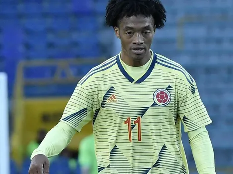 Cuadrado le hizo un homenaje al himno de Colombia con foto en Instagram