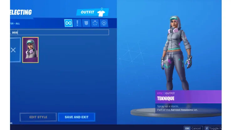 ¡Por fin! Fortnite añade una barra de búsqueda para encontrar tu skin favorita
