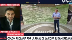 TyC Sports: Colón quiere reclamar la final de la Copa Sudamericana