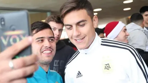 Los jugadores de la Selección Argentina respondieron al cariño de los hinchas