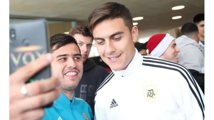 Los jugadores de la Selección Argentina respondieron al cariño de los hinchas