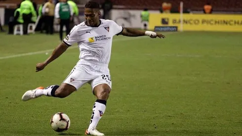 Antonio Valencia en Liga de Quito.