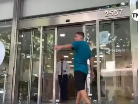 Video: Quintero llegó rengueando a la clínica