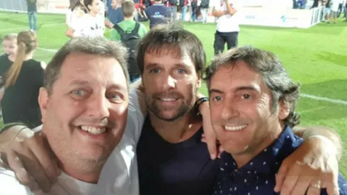 Dos ídolos de River: el saludo de Cavenaghi a Francescoli por su cumpleaños