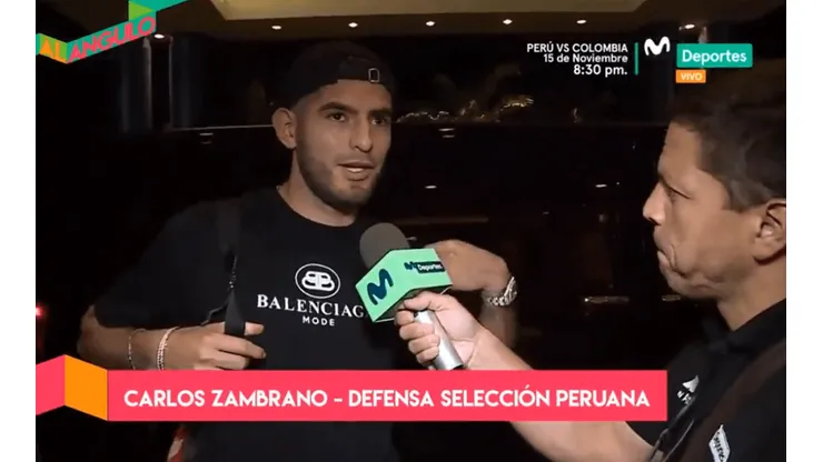 Zambrano fue subcampeón con Perú en la Copa América del 2019.