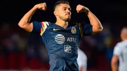 Henry Martin celebrando por el América