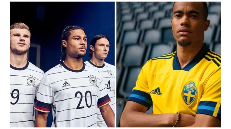 Las nuevas indumentarias que tendrás las selecciones de Alemania y Suecia.