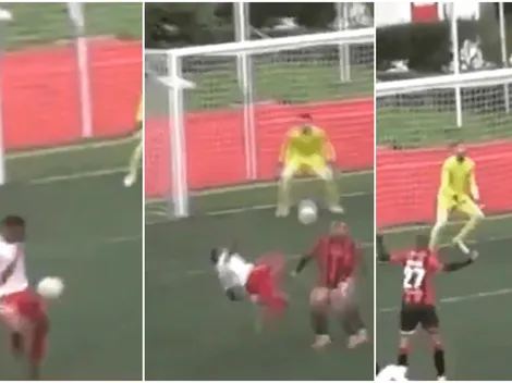 Un colombiano marcó el gol del año: la paró, chilena y al ángulo