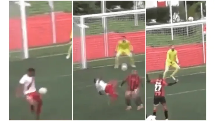 Un colombiano marcó el gol del año: la paró, chilena y al ángulo