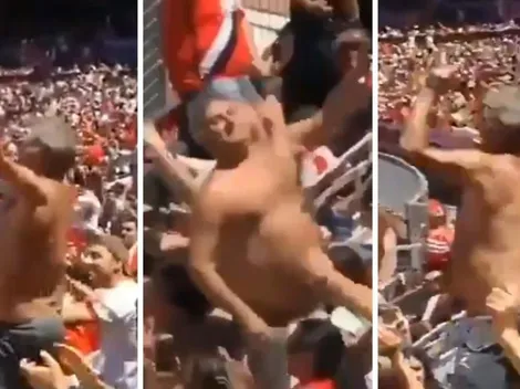 No podemos más: el hincha de River que se pone loco con el “cómo te duele la...”