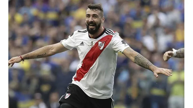La recordada celebración de Lucas Pratto.