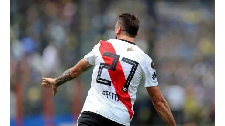 El recordado festejo de Lucas Pratto.