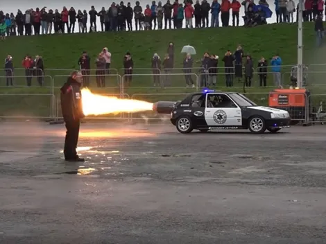 Video: a este Peugeot 205 le pusieron el motor de un avión