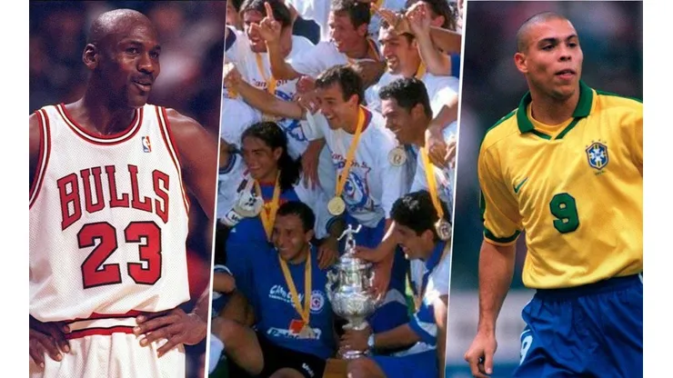 Michael Jordan y Ronaldo dominaban el mundo del baloncesto y futbol, respectivamente.