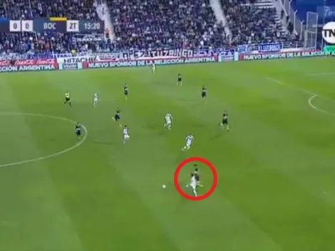 Video: Fabra llegó tarde contra Bouzat y dejó a Boca con un hombre menos