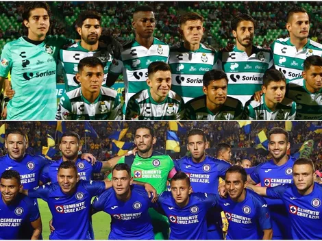 Probables oncenas de Santos Laguna y Cruz Azul para esta noche