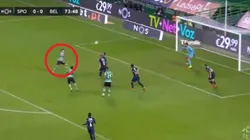 Formidable maniobra de Luciano Vietto.