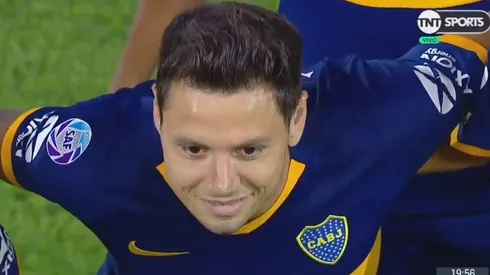 La sonrisa irónica de Mauro Zárate.