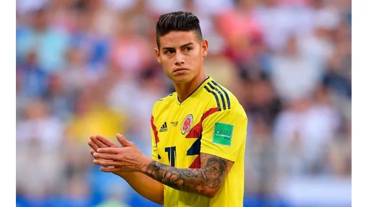 James volverá a jugar con Colombia.