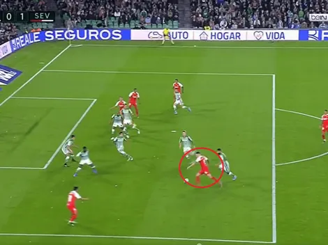 Sigue afilado: a Ocampos le quedó la pelota en el área y no perdonó