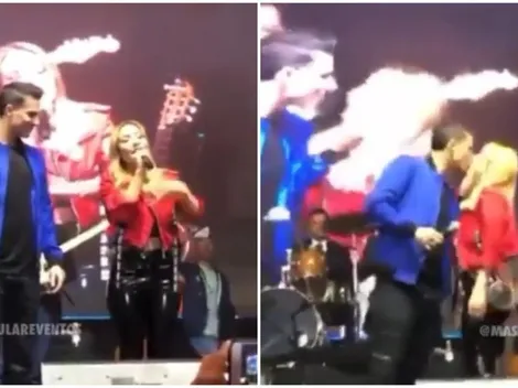 Video: se confirmó todo entre Pipe Bueno y Luisa Fernanda W con beso en plena tarima