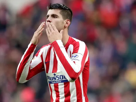 Morata dejó feliz al Cholo y al Atlético Madrid a un punto de la cima