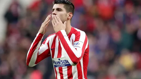 Morata dejó feliz al Cholo y al Atlético Madrid a un punto de la cima