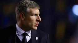 Martín Palermo se fue muy enojado con el arbitraje en el encuentro entre Pachuca y Tigres.