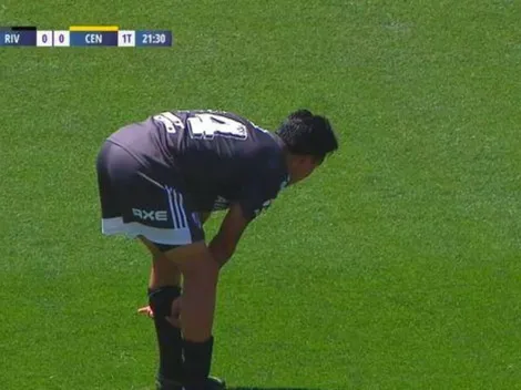Enzo Pérez sintió una molestia muscular y los hinchas de River reaccionaron aterrados