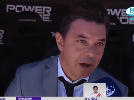 Gallardo habló antes del partido: "El cariño de la gente me toca retribuirlo con trabajo"