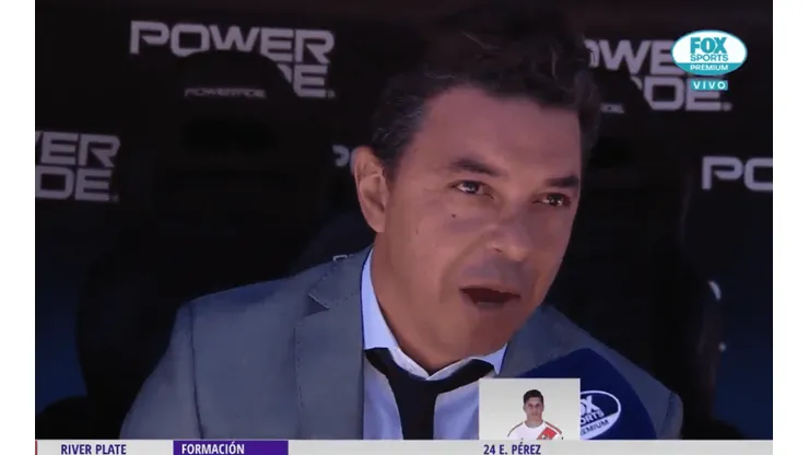 Gallardo habló antes del partido: "El cariño de la gente me toca retribuirlo con trabajo"