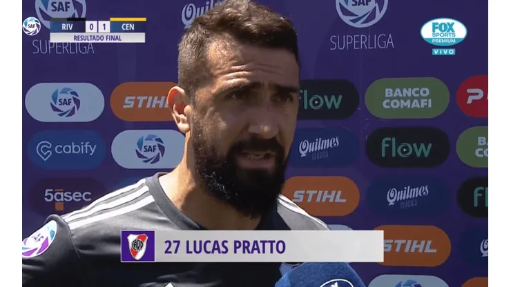 Pratto se fue re caliente con el planteo de Central: "Clavaron línea de 7"