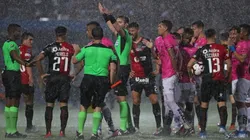 Lluvia torrencial en Asunción del Paraguay.