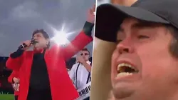 Este hombre somos todos: hincha de Colón se quebró al escuchar a Los Palmeras