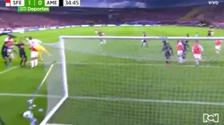 Así fue el gol de Fainer Torijano para Independiente Santa Fe.