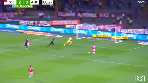 Contragolpe letal: un ataque de América terminó en el 2-0 de Santa Fe en El Campín